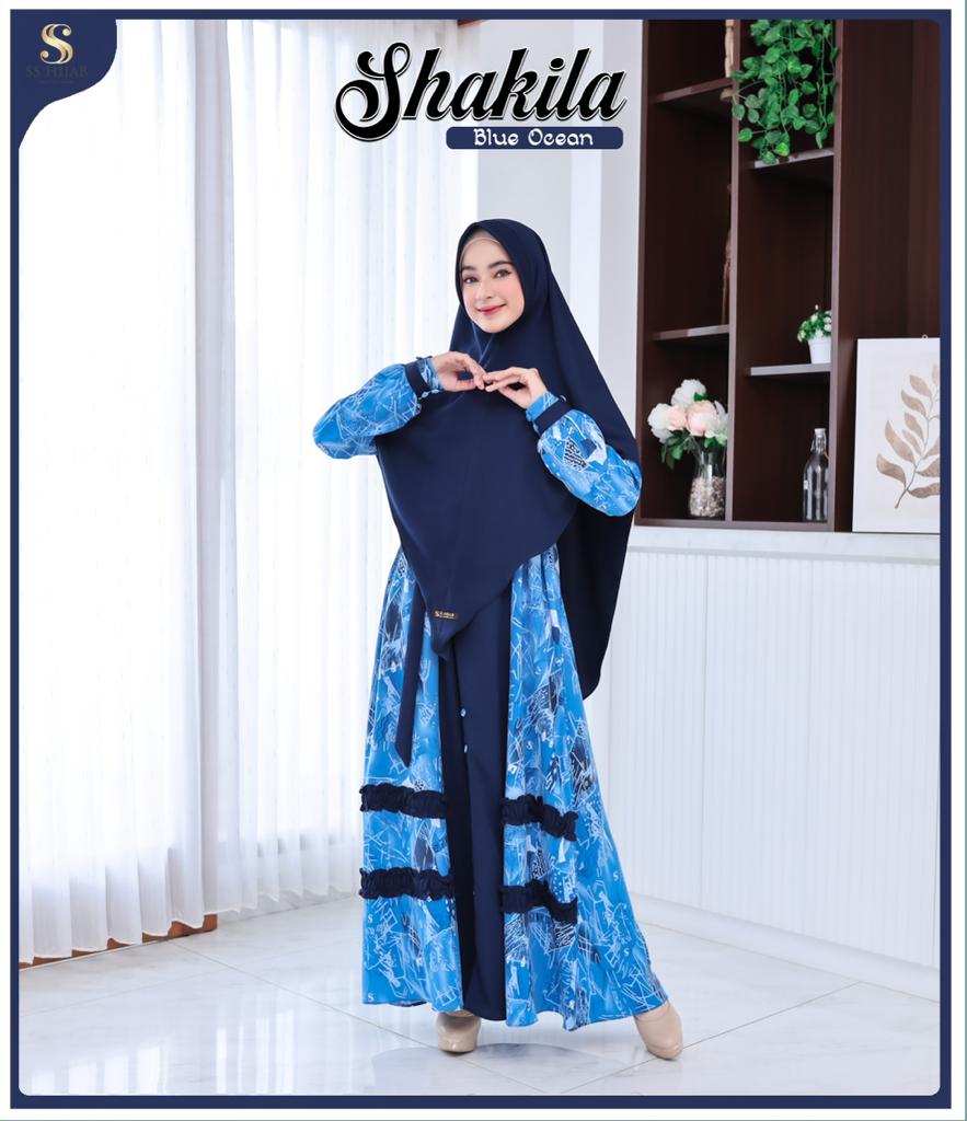 Foto Produk SHAKILA GAMIS SET KHIMAR LANCIP - SSHijab