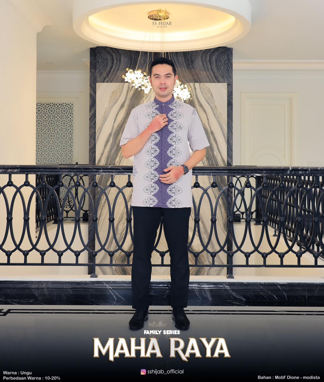 Foto Produk MAHARAYAA KOKO AYAH LENGAN PENDEK - SSHijab