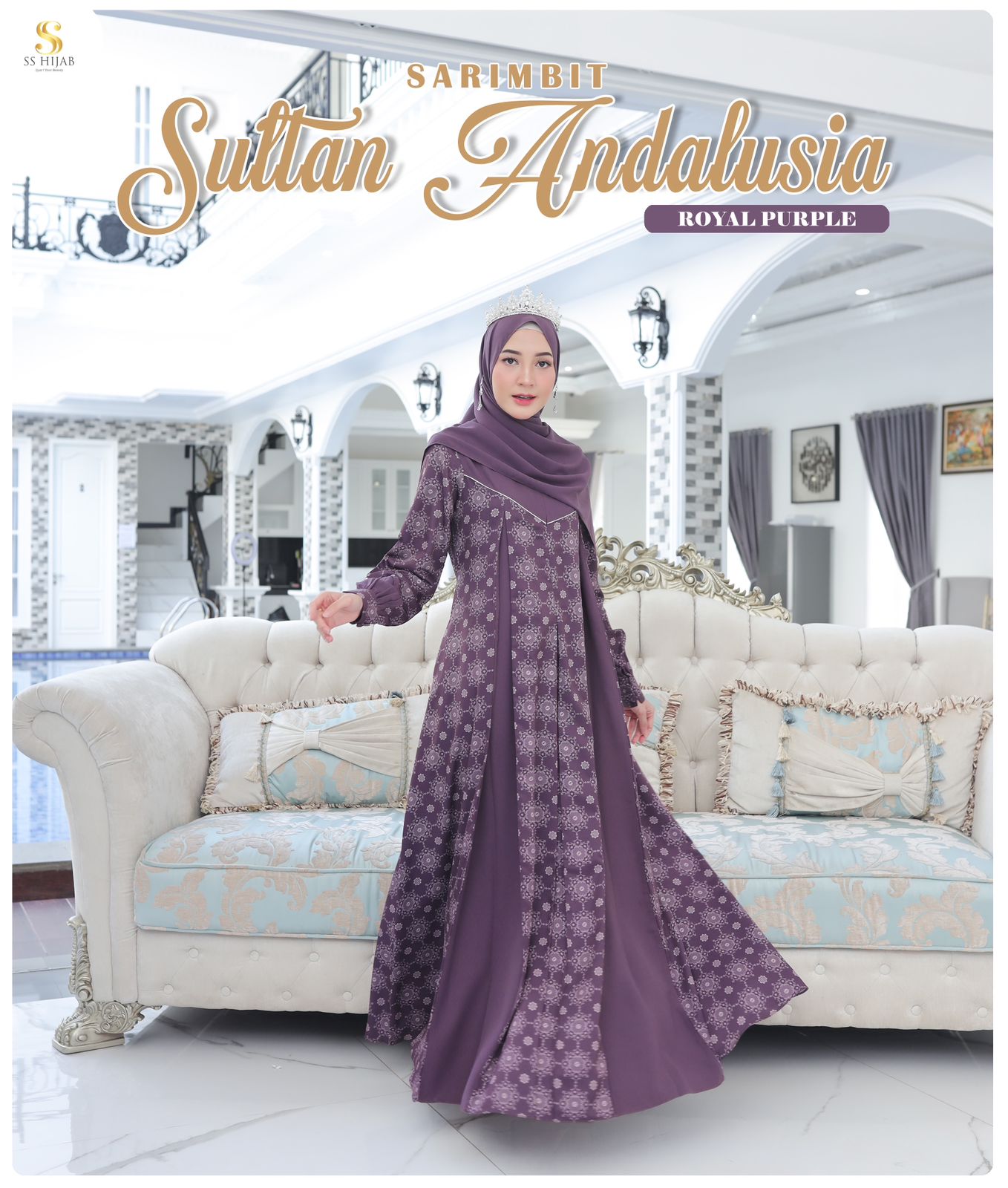 Foto Produk PASHMINA ONLY - SULTAN ANDALUSIA - SSHijab