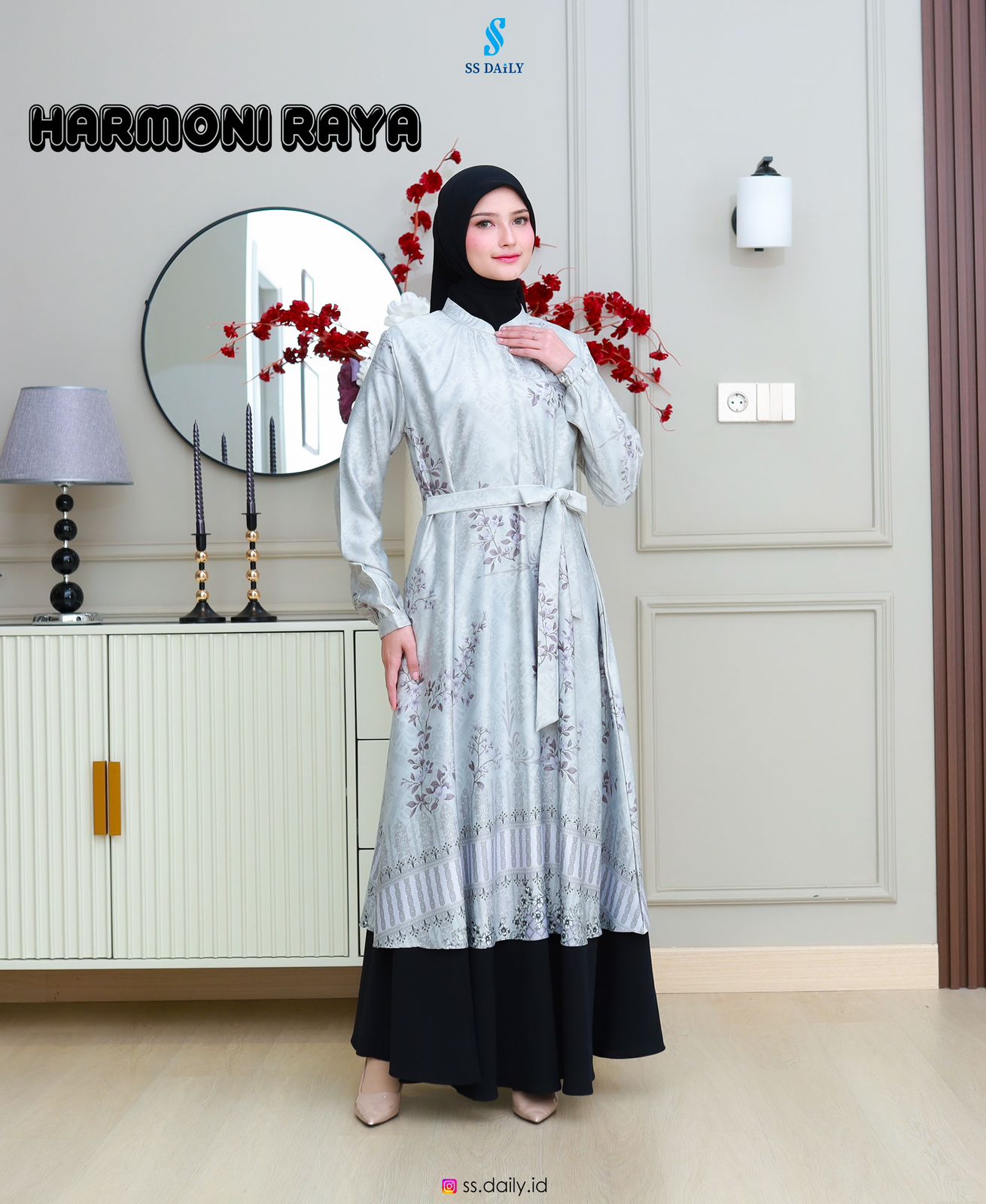 Foto Produk HARMONII TUNIK MOM ( + free square) By SS Daily - SSHijab
