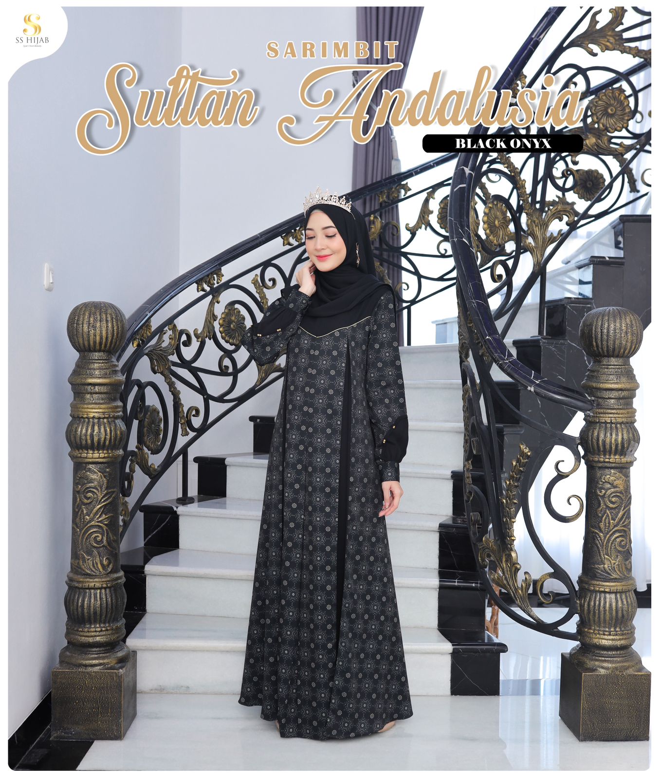 Foto Produk MOM ANDALUSIA DRESS ONLY (STYLE 02) - SSHijab