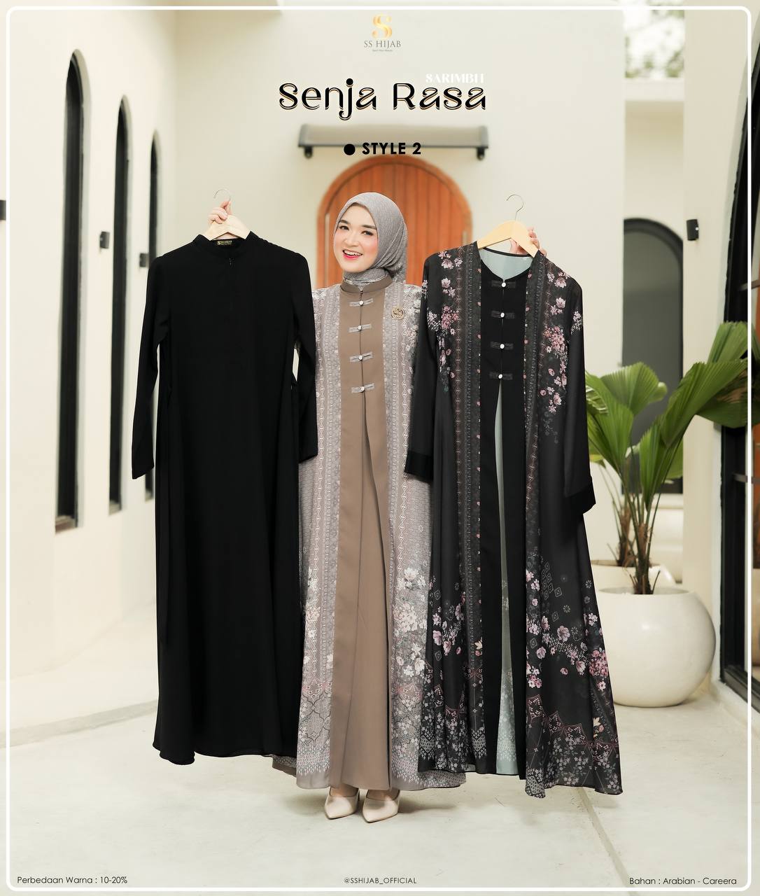 Foto Produk OUTER ABAYA ONLY STYLE 2 SENJA RASA - SSHijab