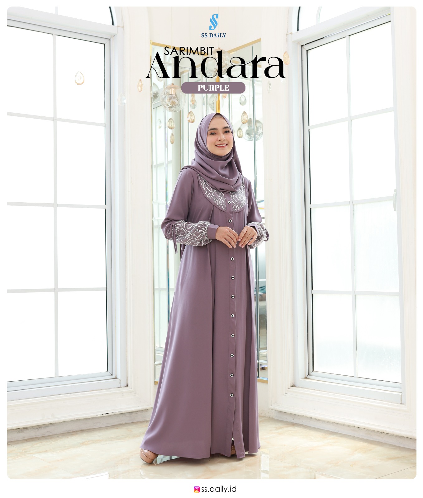 Foto Produk ANDARA MOM DRESS ONLY by SS Daily - SSHijab