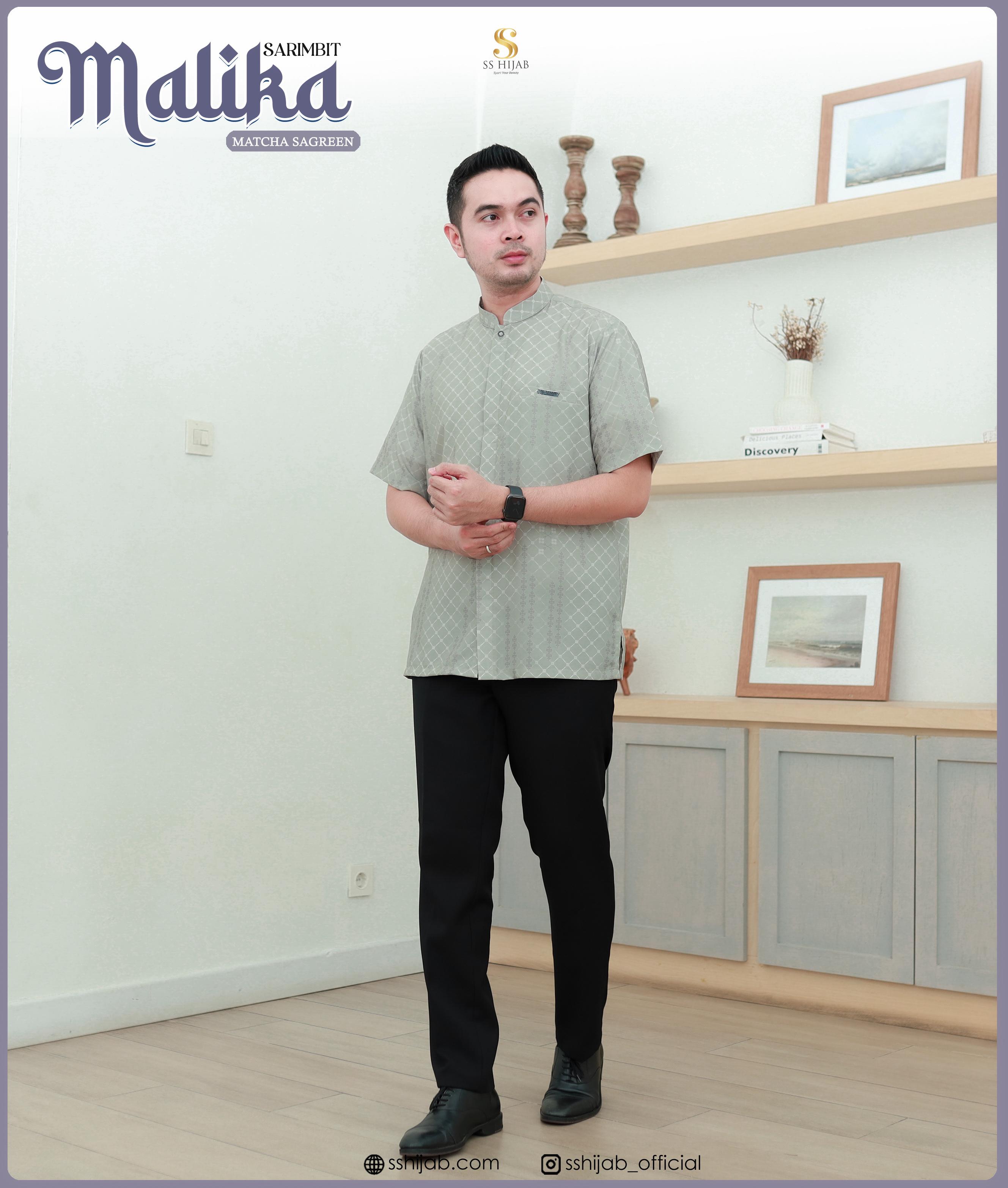 Foto Produk MALIKAA KOKO AYAH FULL MOTIF LENGAN PENDEK - SSHijab