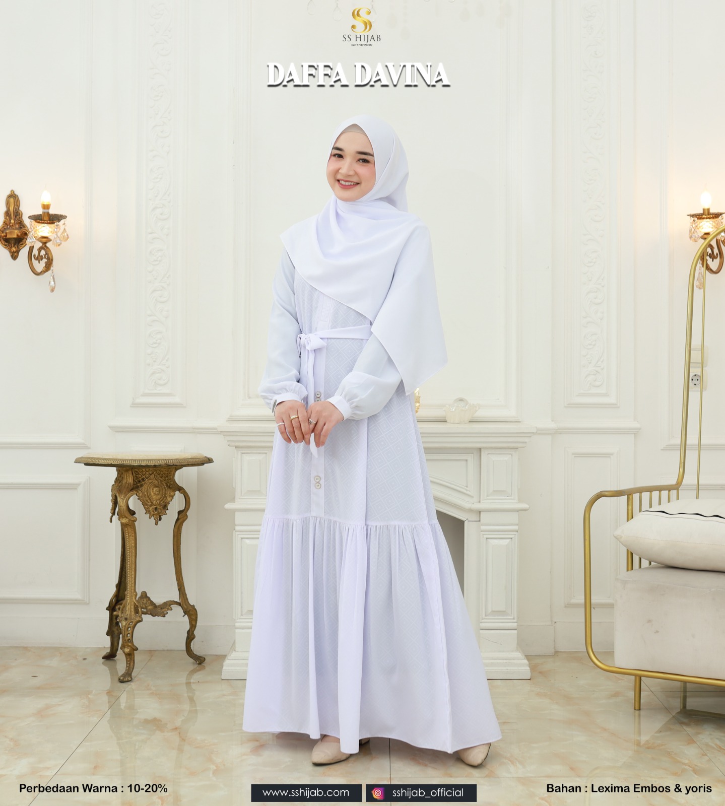 Foto Produk DAVINA NEW SET PASHMINA - SSHijab