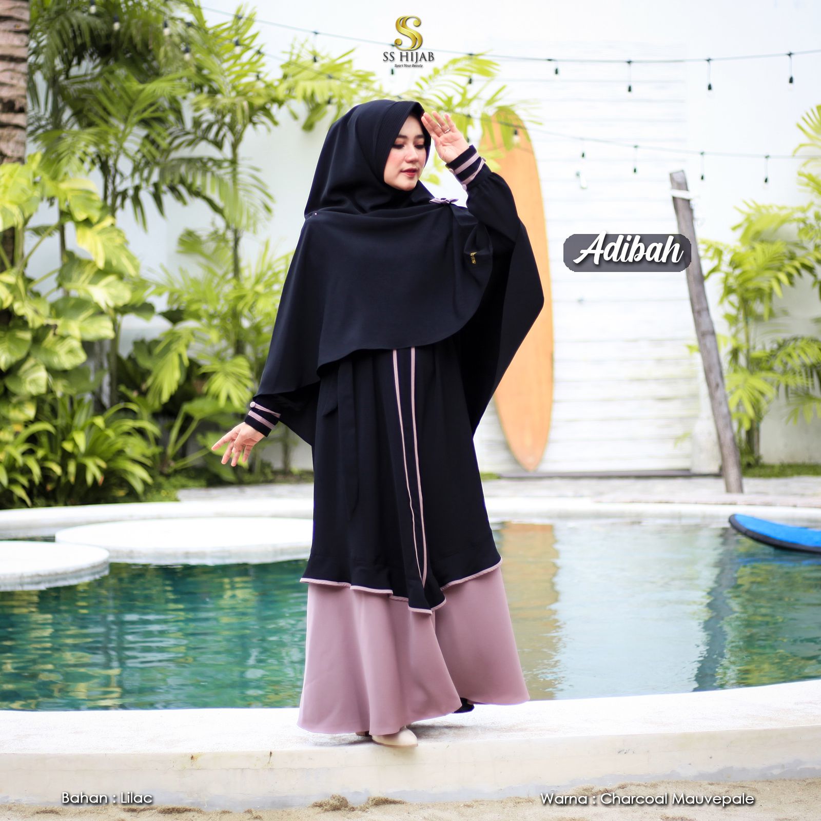 Foto Produk ADIBAH SET KHIMAR BASIC - SSHijab