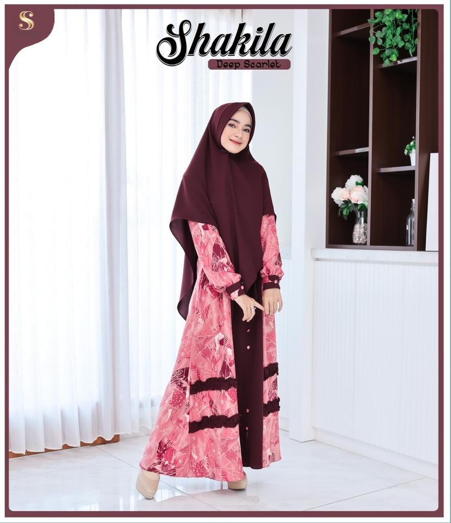 Foto Produk SHAKILA GAMIS SET KHIMAR LANCIP - SSHijab