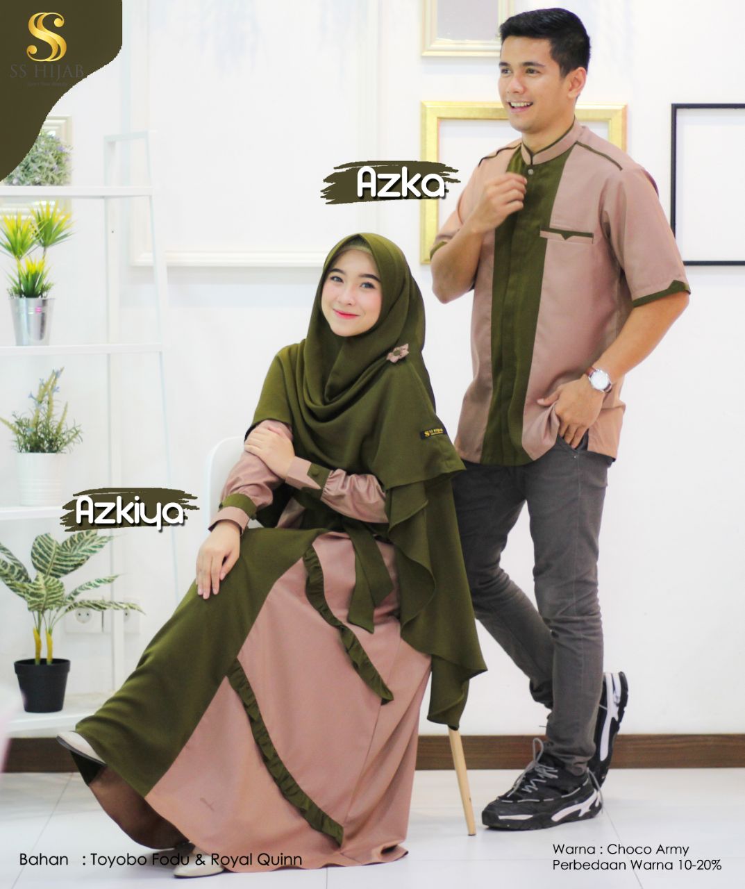 Foto Produk AZKA LENGAN PENDEK - SSHijab