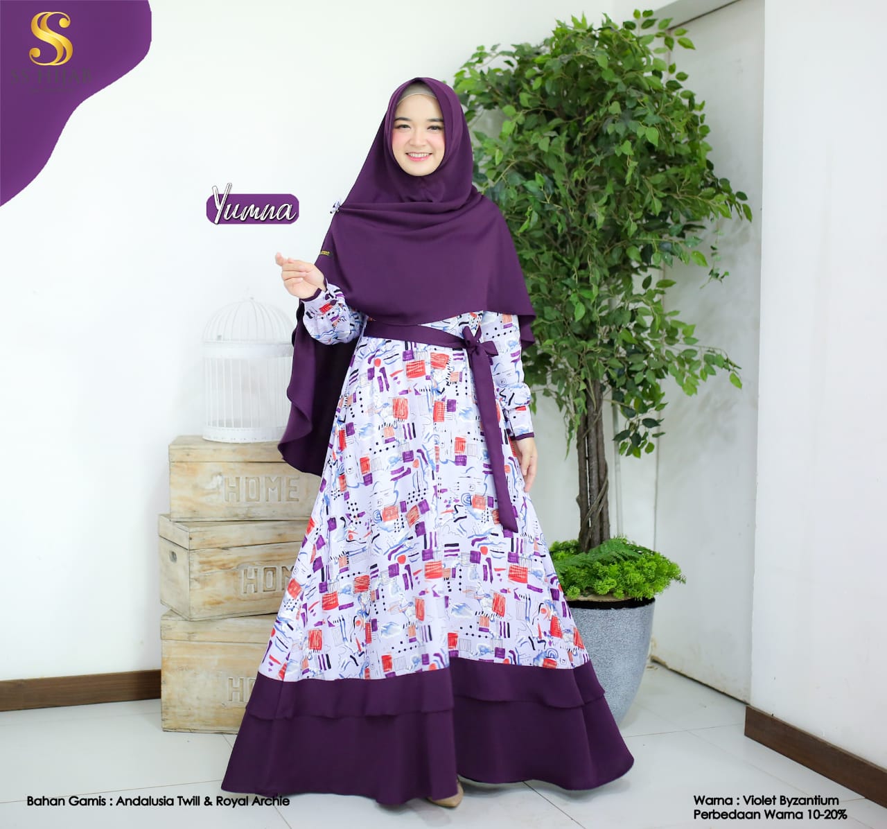 Foto Produk YUMNA MOTIF IBU SET - SSHijab