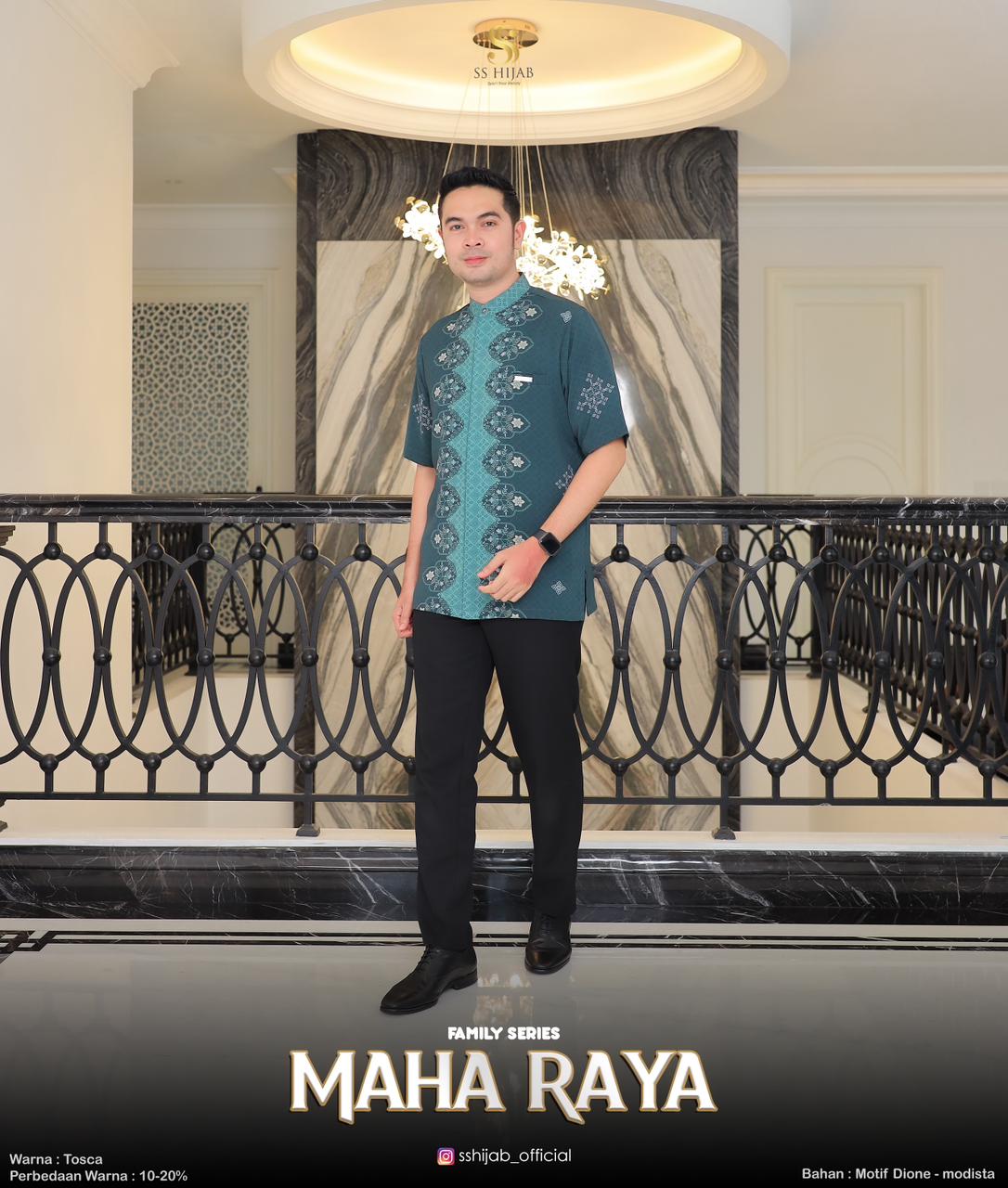 Foto Produk MAHARAYAA KOKO AYAH LENGAN PENDEK - SSHijab