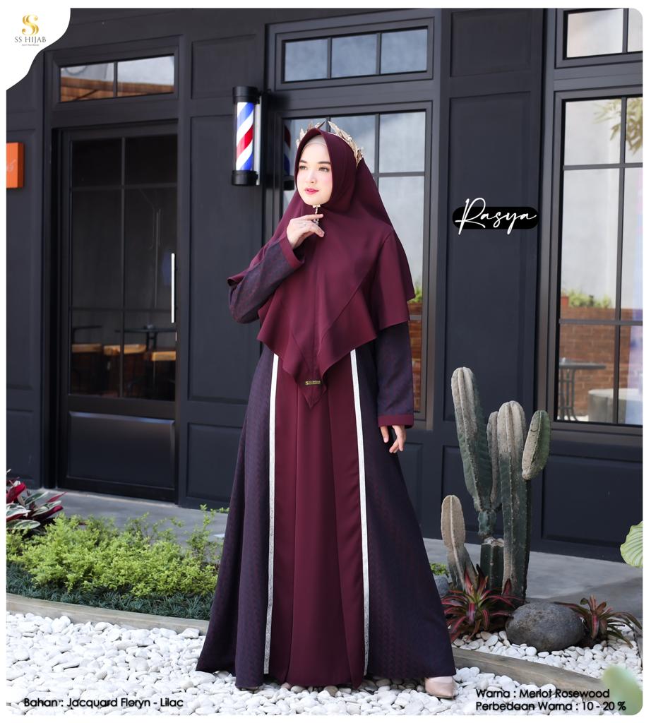 Foto Produk RASYA SET KHIMAR LANCIP - SSHijab