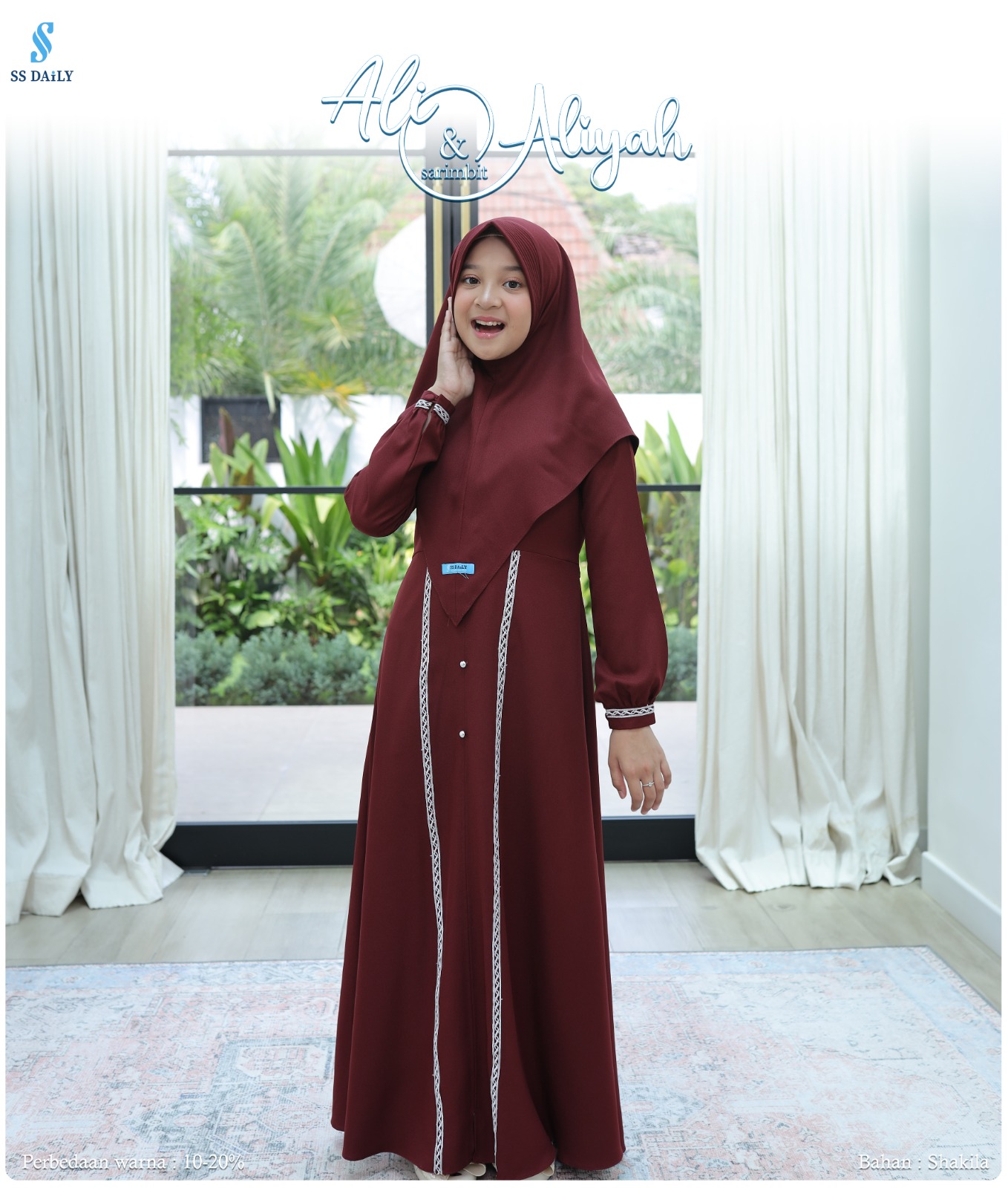 Foto Produk SSDaily ALI ALIYAH - GAMIS ANAK SET - SSHijab