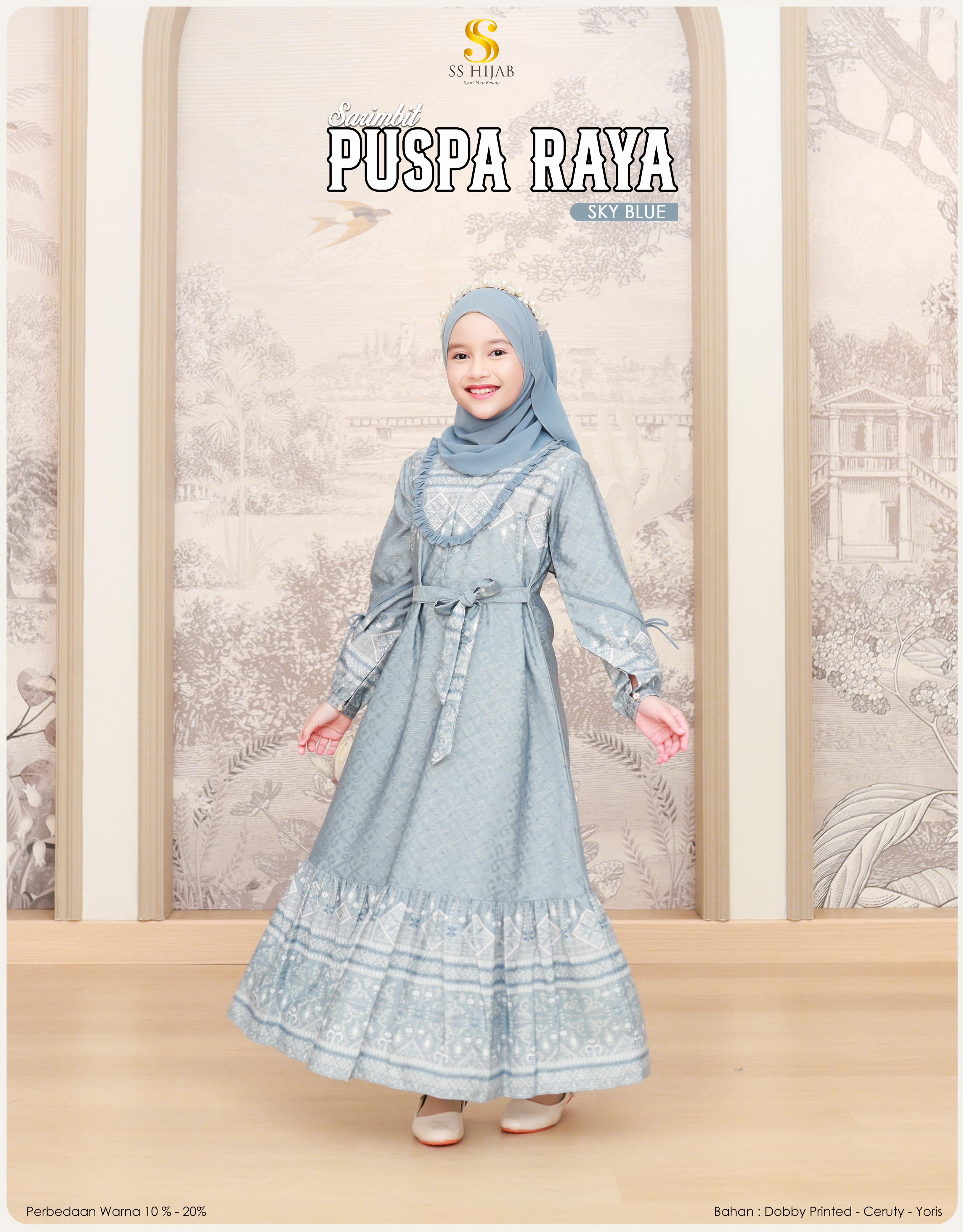 Foto Produk GAMIS ANAK SET PASHMINA PUSPA - SSHijab