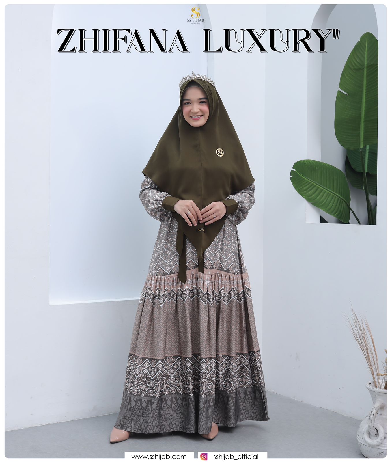 Foto Produk ZHIFANA MOM GAMIS ONLY FULL MOTIF - SSHijab