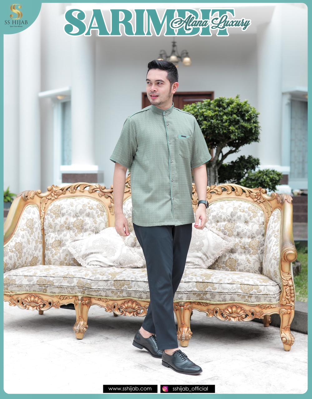 Foto Produk ALANA LUXURY- DAD SIMPLE LENGAN PENDEK - SSHijab