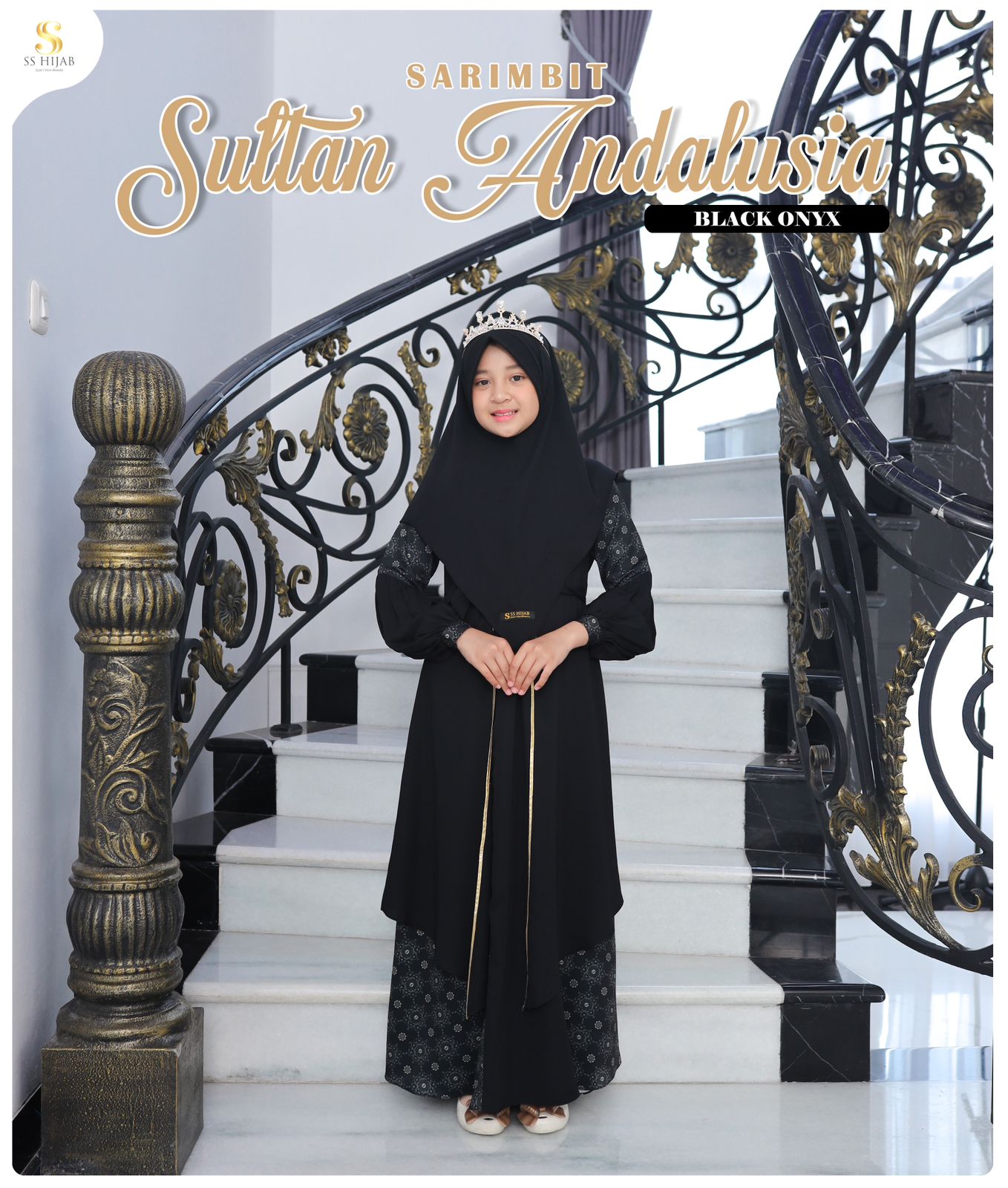 Foto Produk SULTAN ANDALUSIA - GAMIS ANAK SET - SSHijab