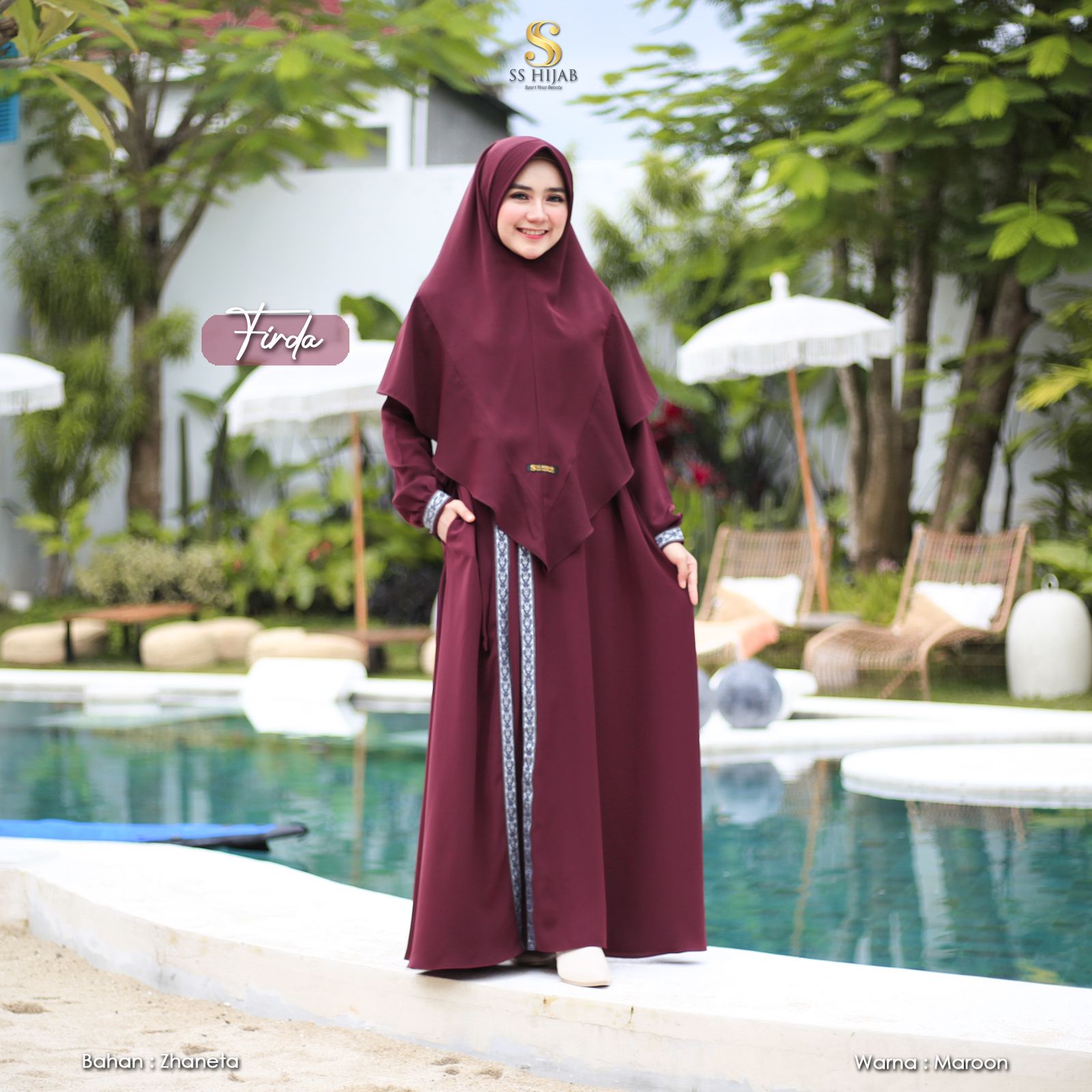 Foto Produk FIRDA SET KHIMAR LANCIP - SSHijab