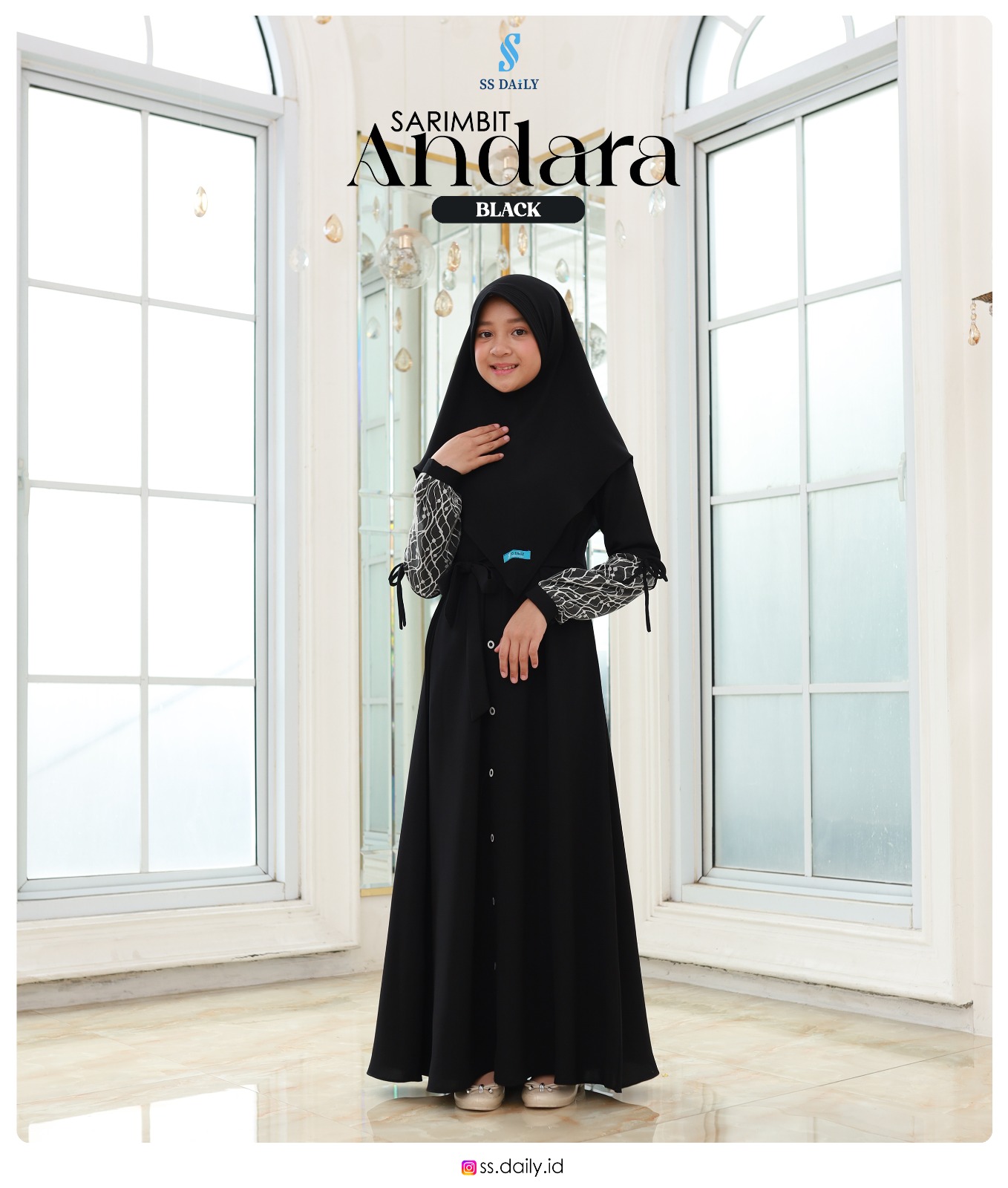 Foto Produk GAMIS ANAK DRESS ONLY ANDARA by SS Daily - SSHijab