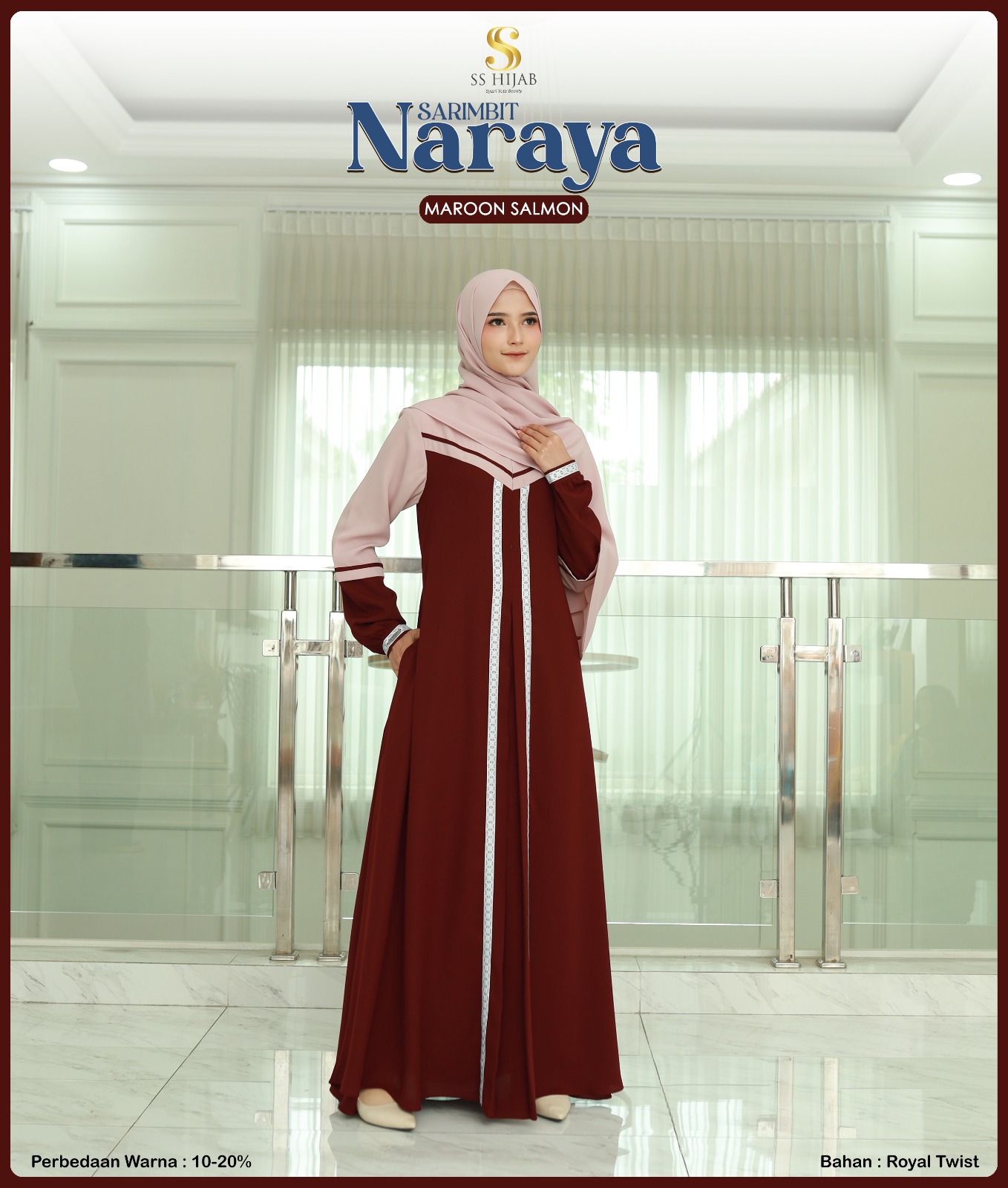 Foto Produk NARAYA DRESS ONLY (ABAYA) - SSHijab