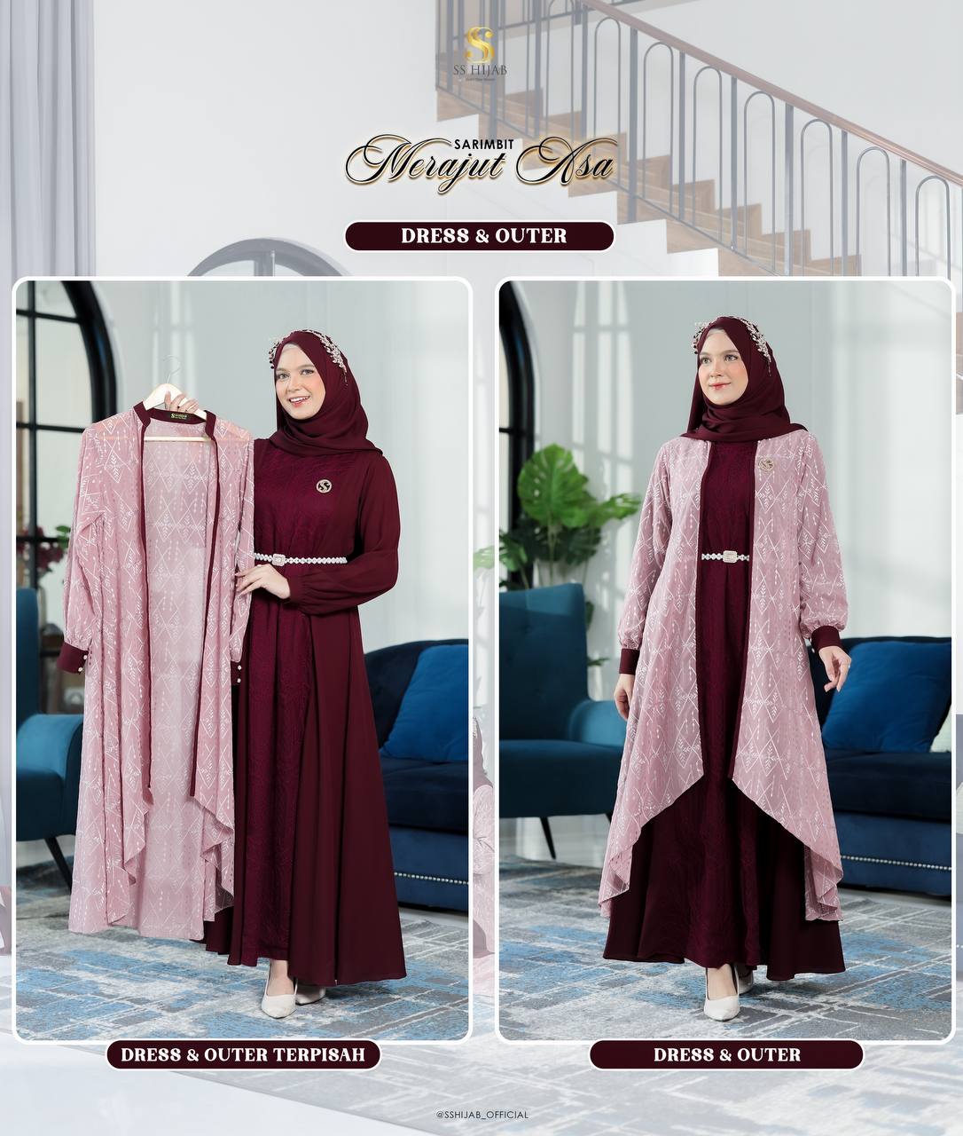 Foto Produk a15.OUTER MOM ONLY MERAJUT ASA - SSHijab