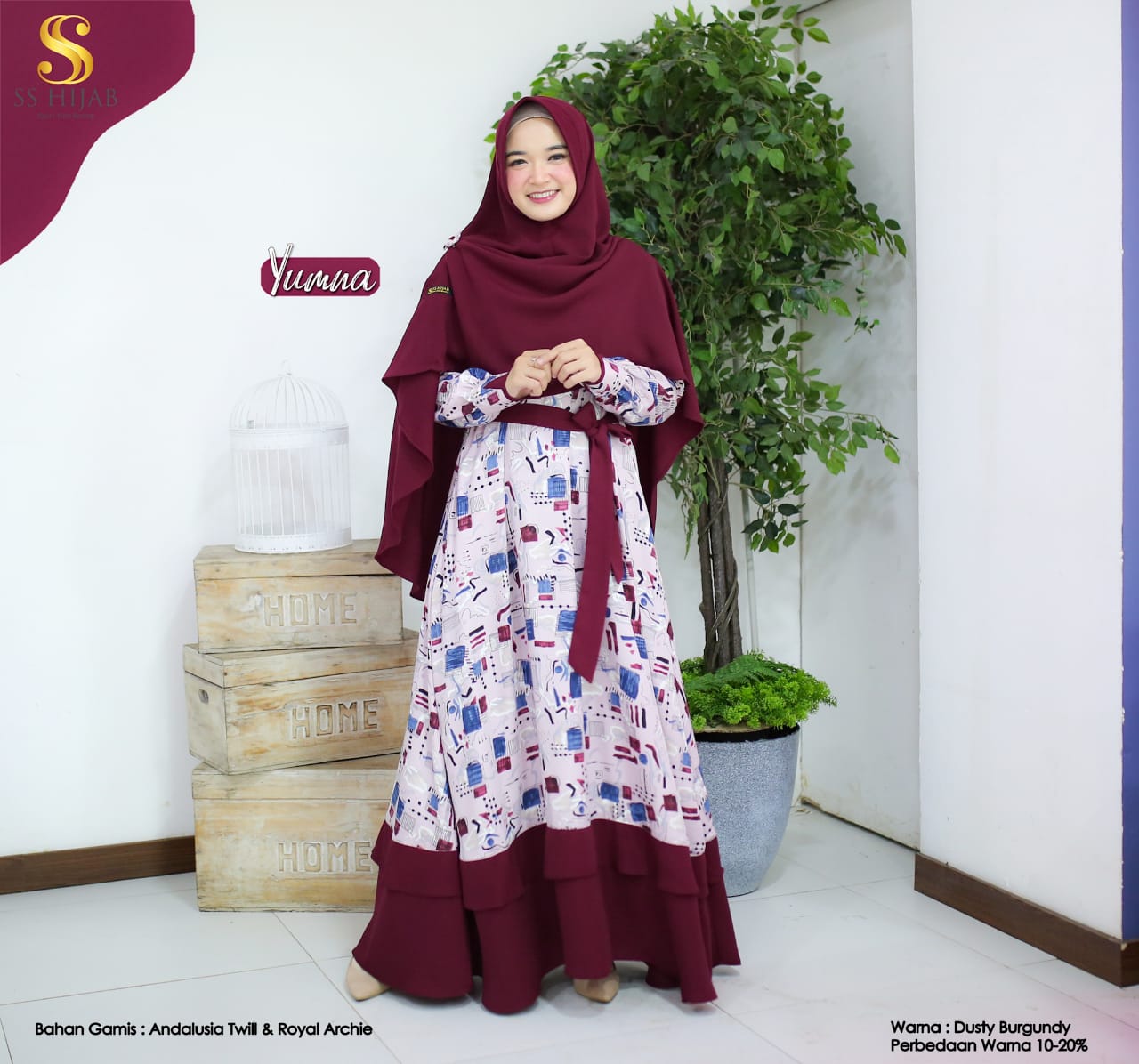 Foto Produk YUMNA MOTIF IBU SET - SSHijab