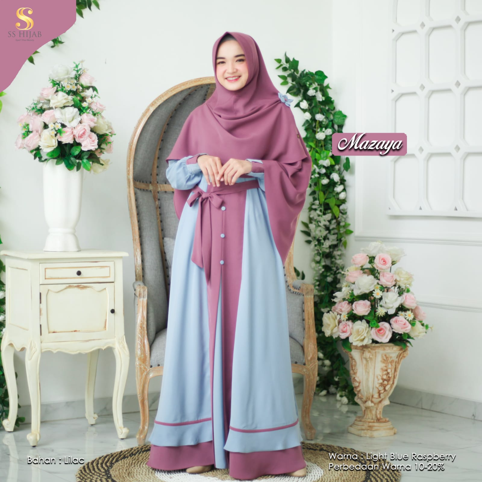 Foto Produk MAZAYA SET KHIMAR - SSHijab