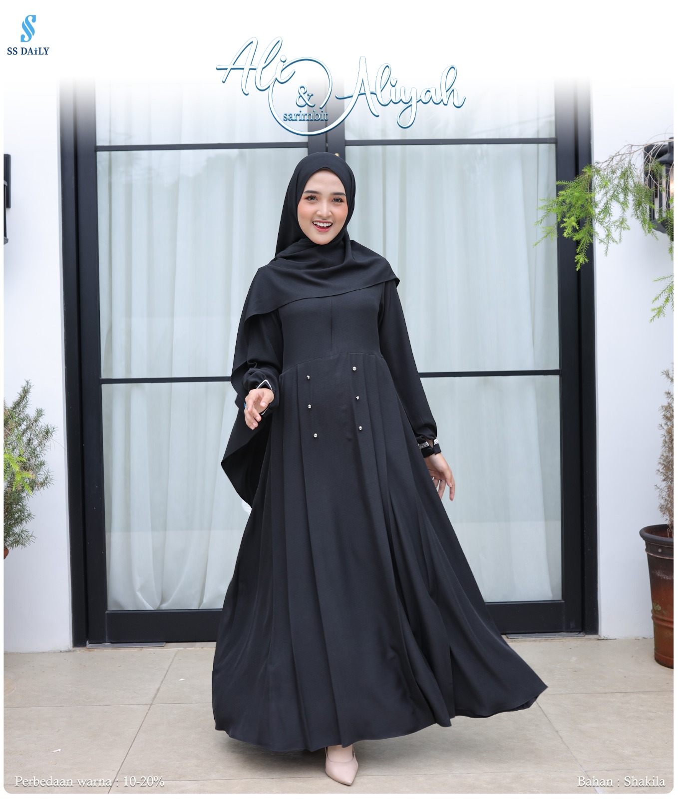 Foto Produk SSDaily ALI ALIYAH -  MOM DRESS REMPLE ONLY (STYLE 02) - SSHijab