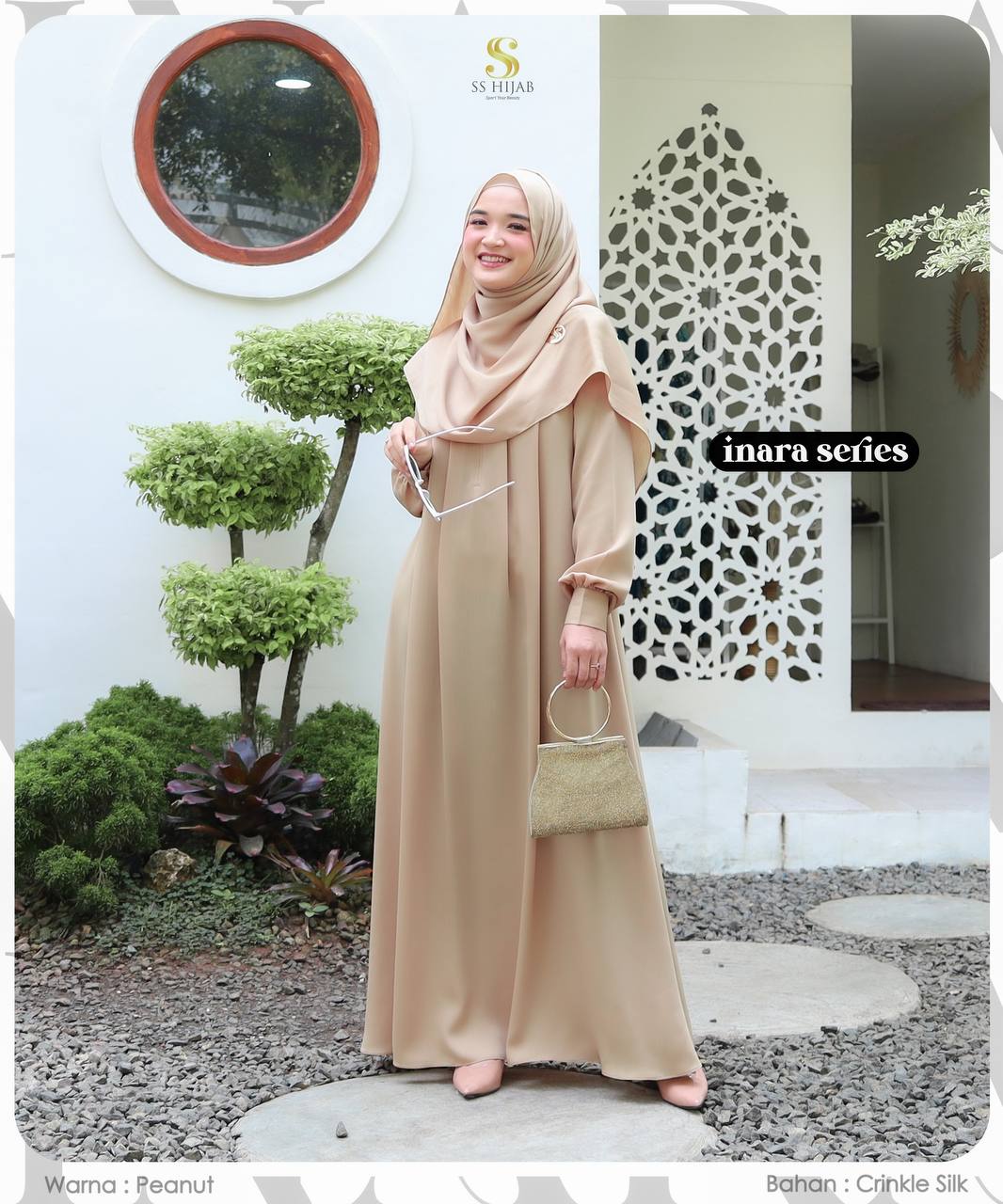 Foto Produk INARA GAMIS SET PASHMINA - SSHijab