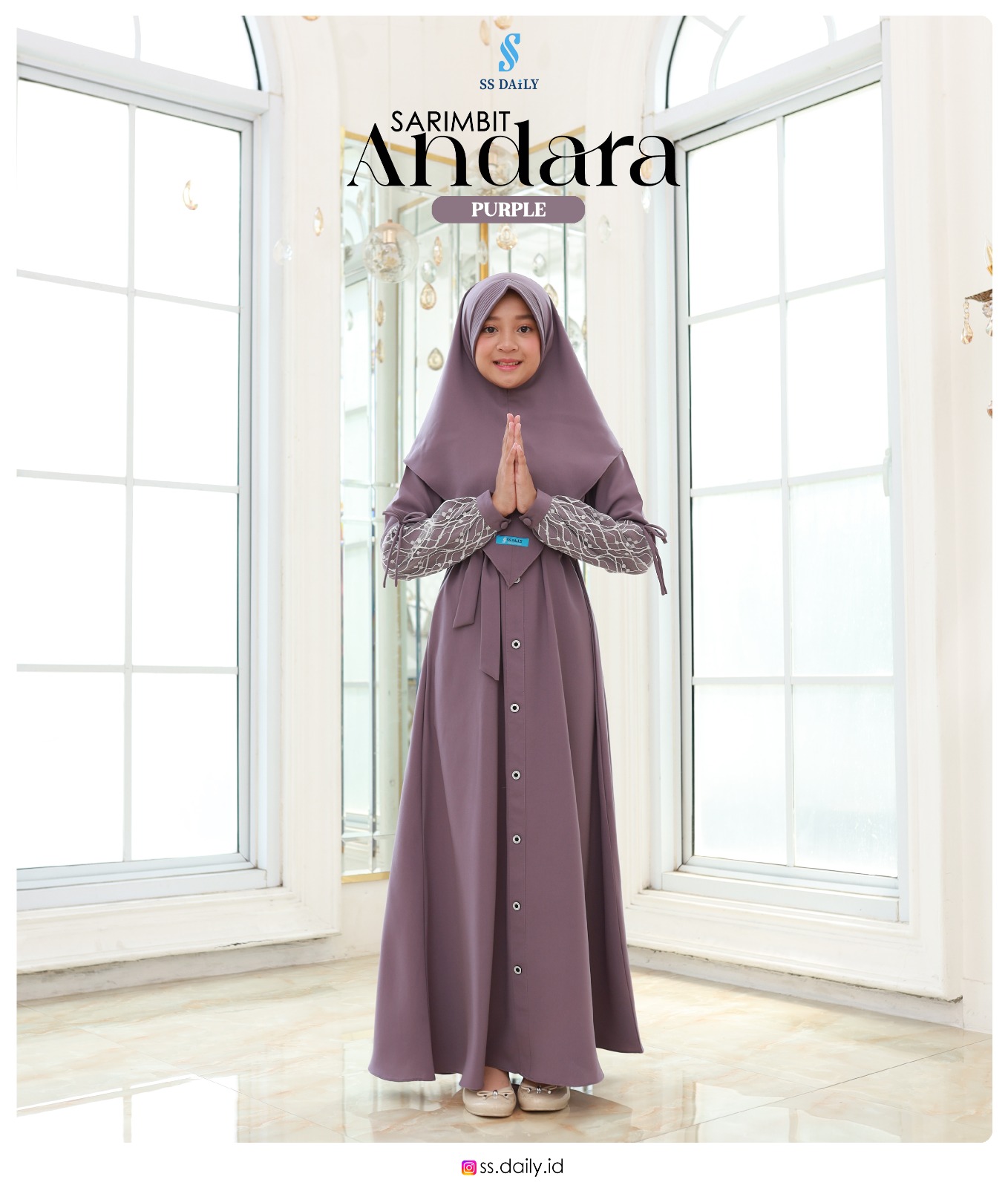 Foto Produk GAMIS ANAK DRESS ONLY ANDARA by SS Daily - SSHijab