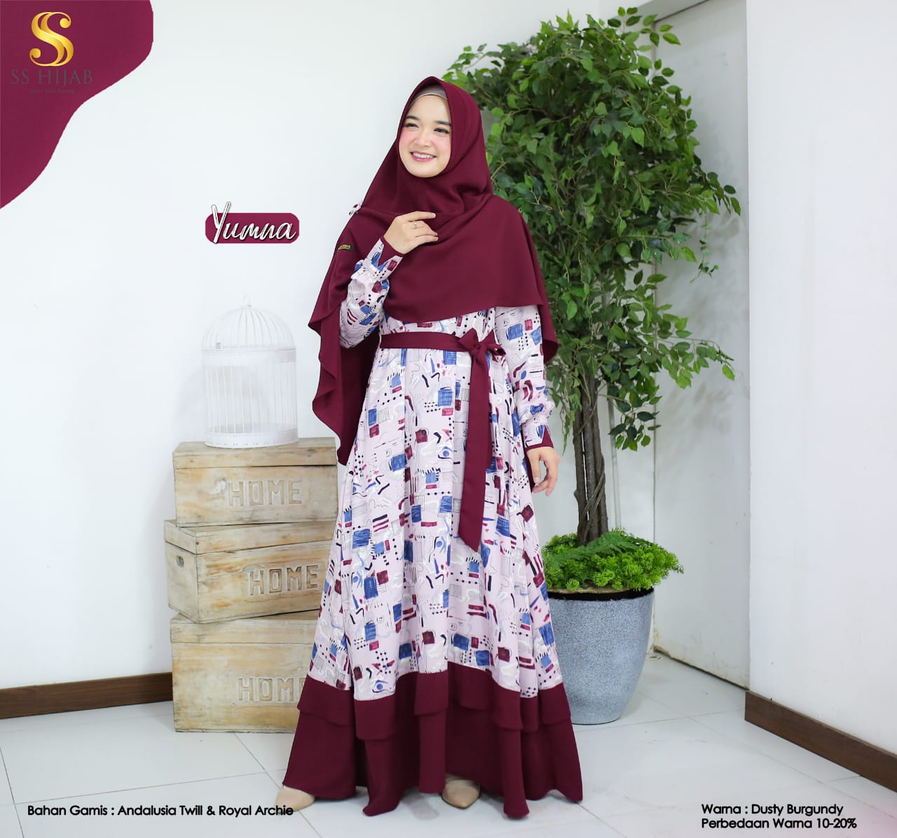 Foto Produk YUMNA MOTIF IBU GAMIS ONLY - SSHijab