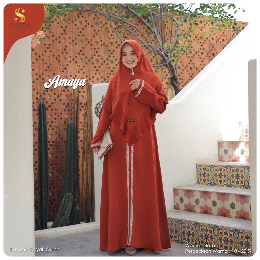 Foto Produk AMAYA SET KHIMAR LANCIP - SSHijab