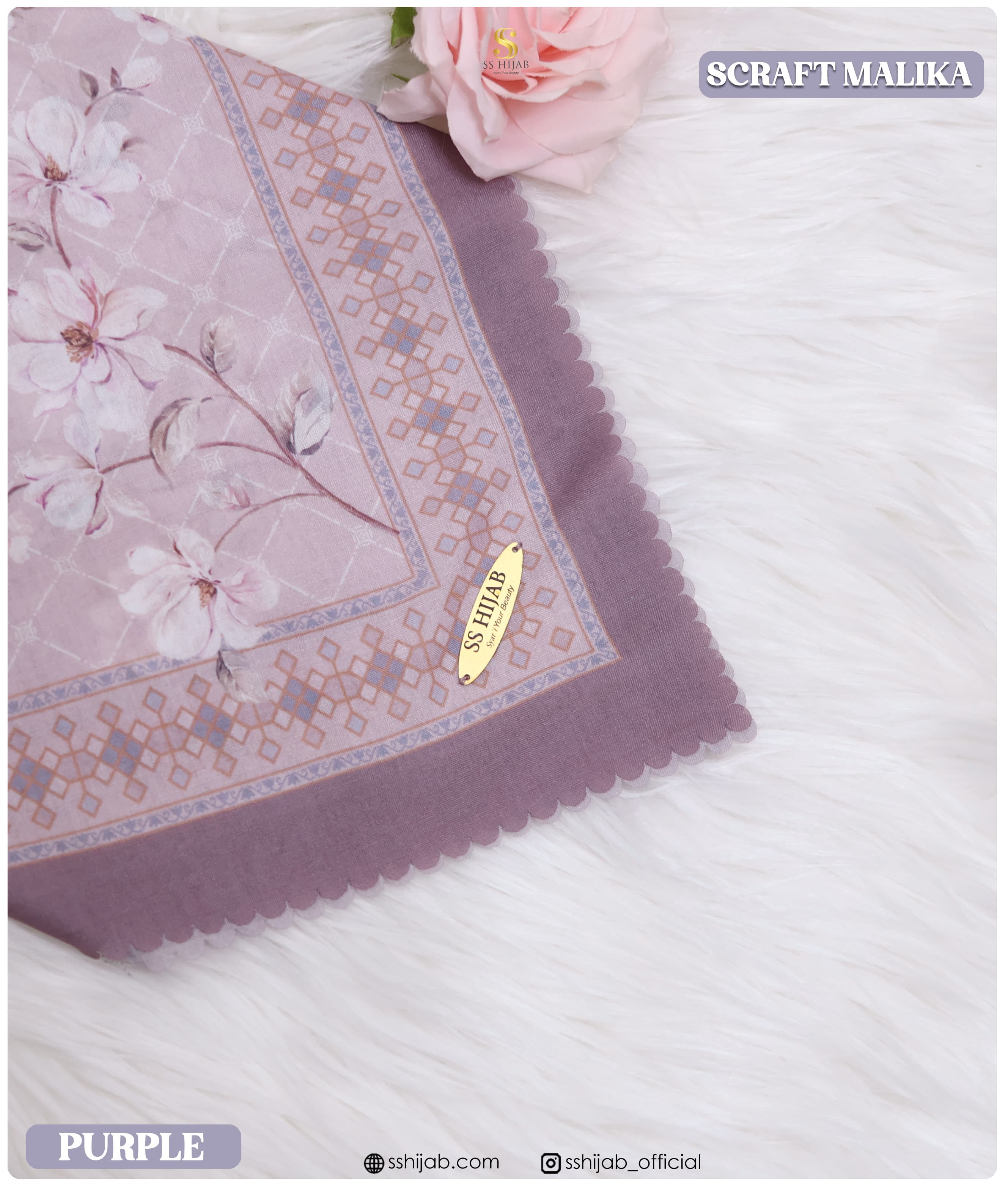Foto Produk - SAKURA SCARF MOTIF ONLY - SSHijab