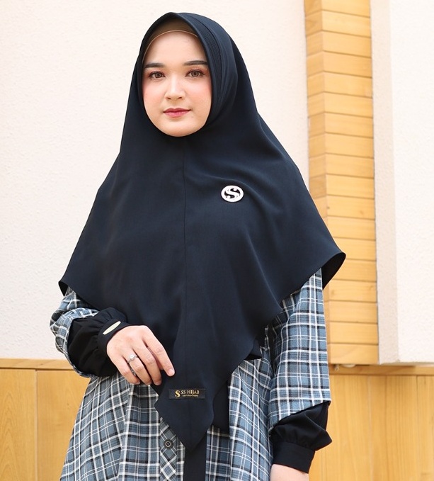 Foto Produk KHIMAR LANCIP ONLY ADELIA MOTIF LAMA - SSHijab