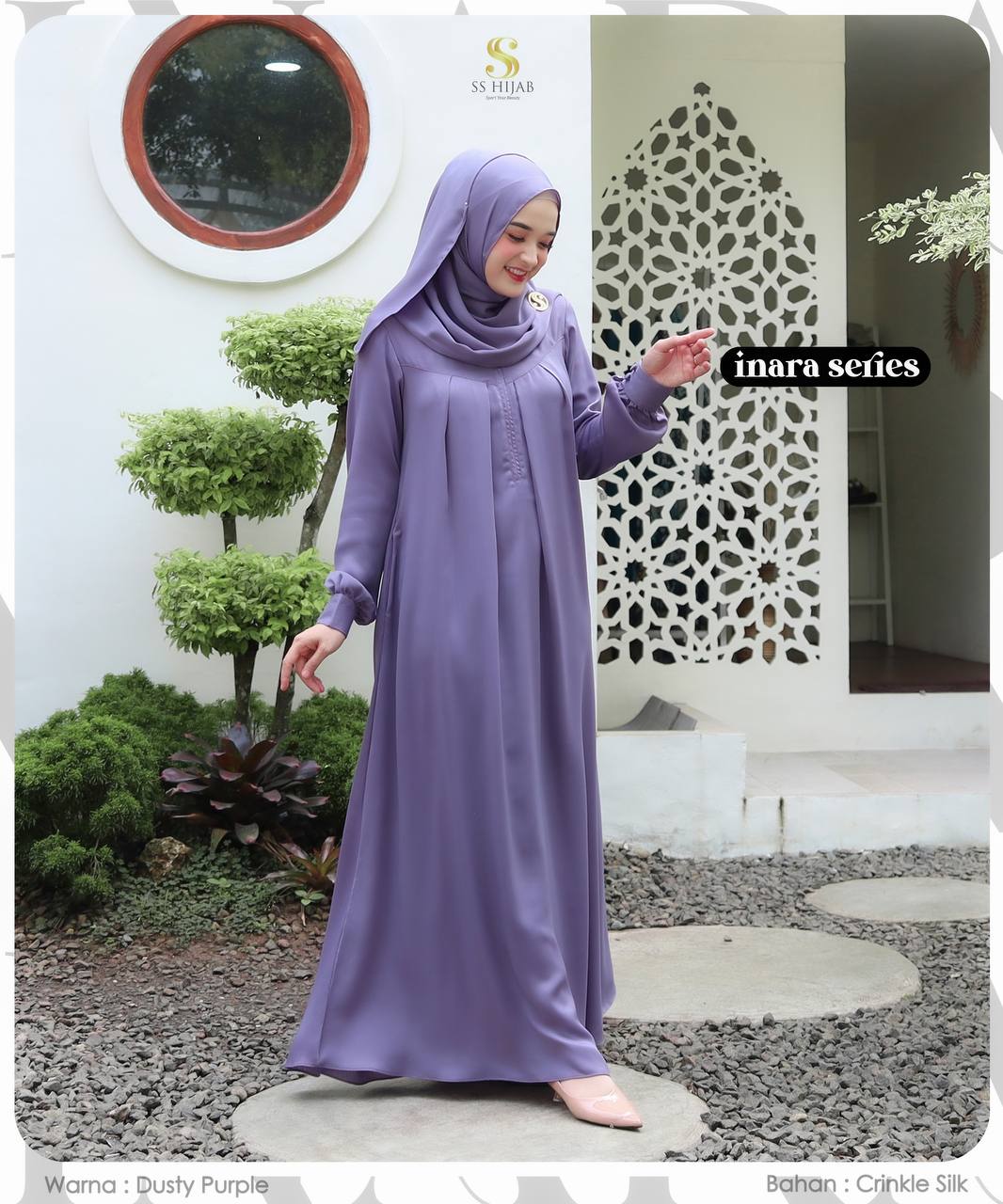 Foto Produk INARA GAMIS SET PASHMINA - SSHijab