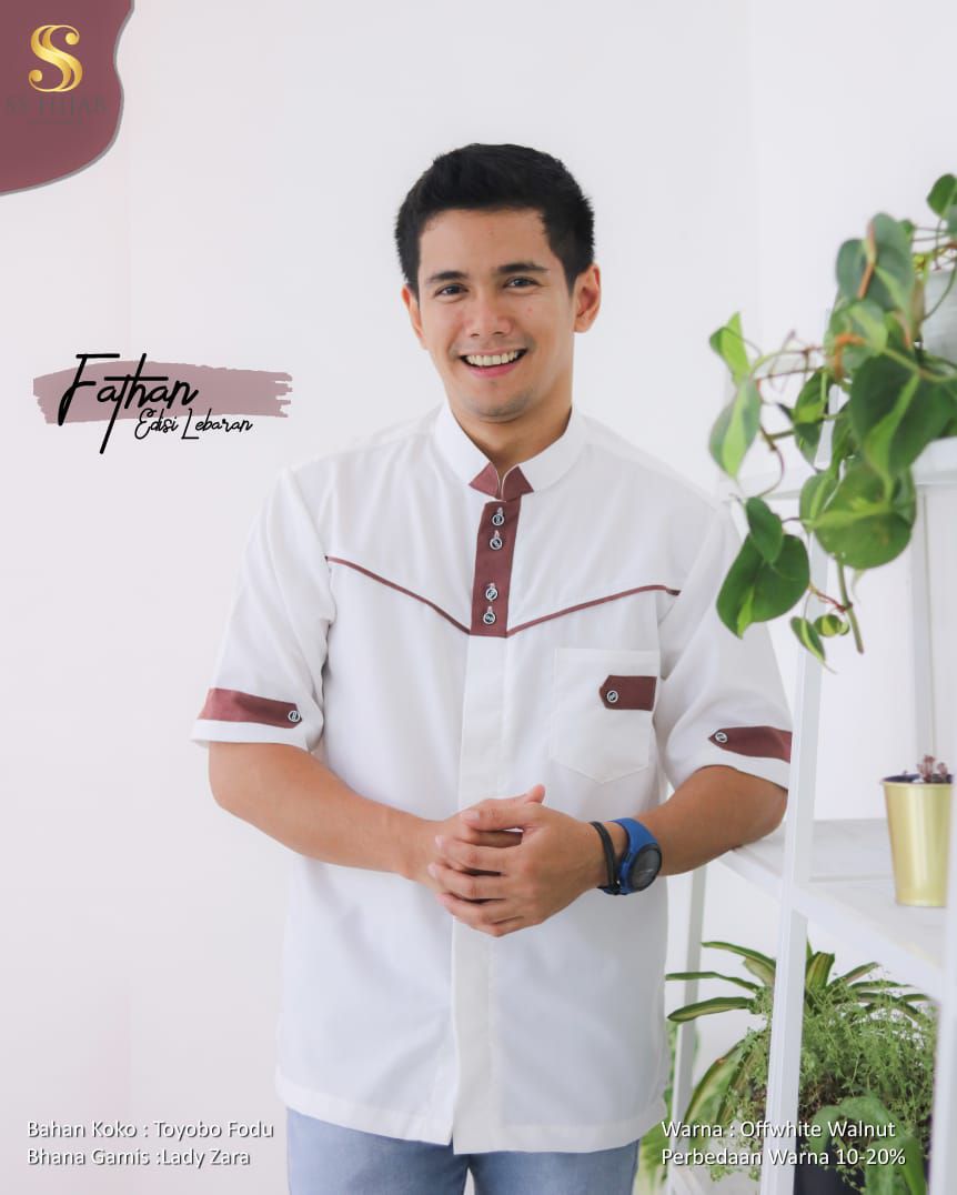 Foto Produk New Fathan Ayah (White) - SSHijab