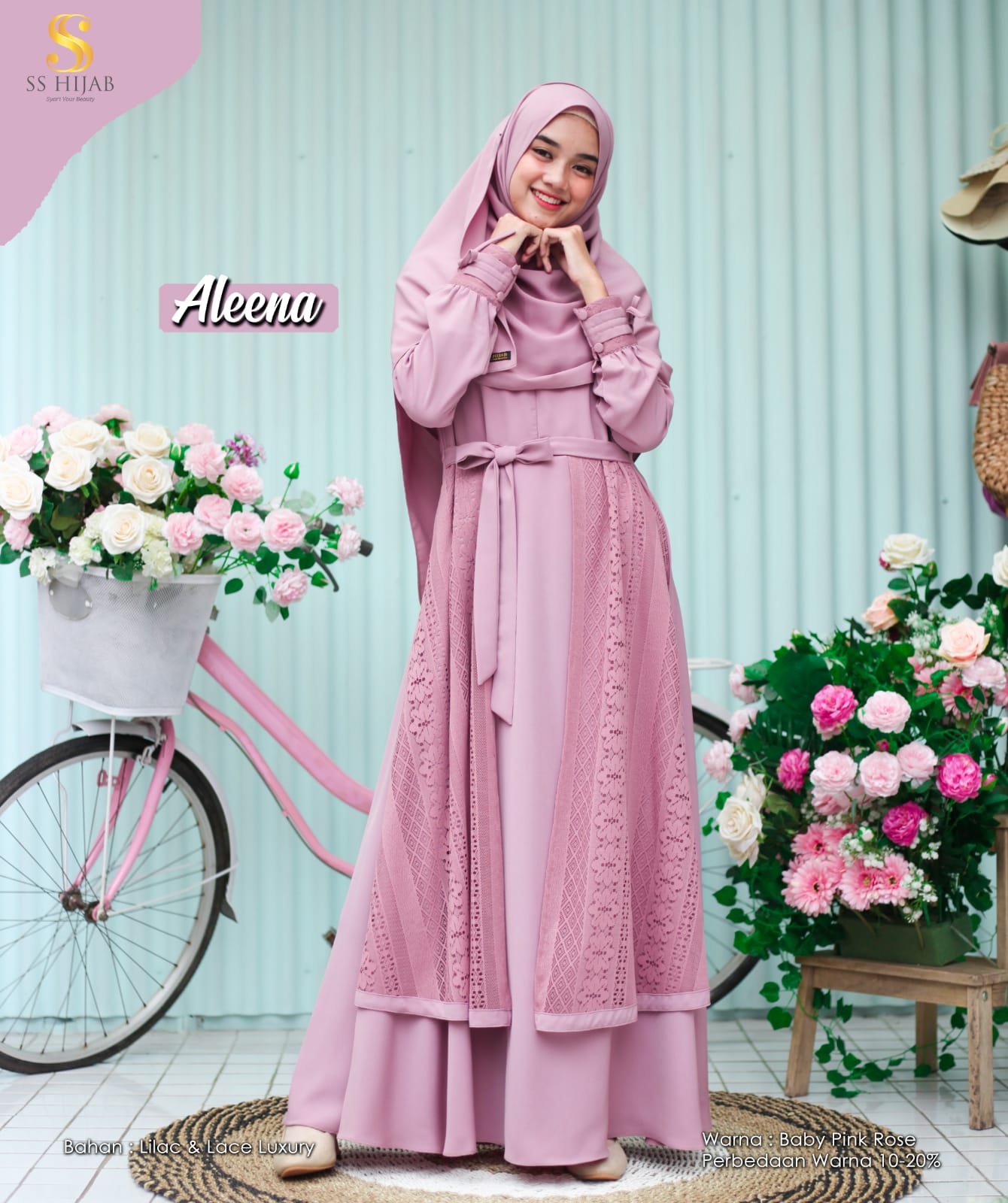 Foto Produk ALEENA SET PASHMINA - SSHijab