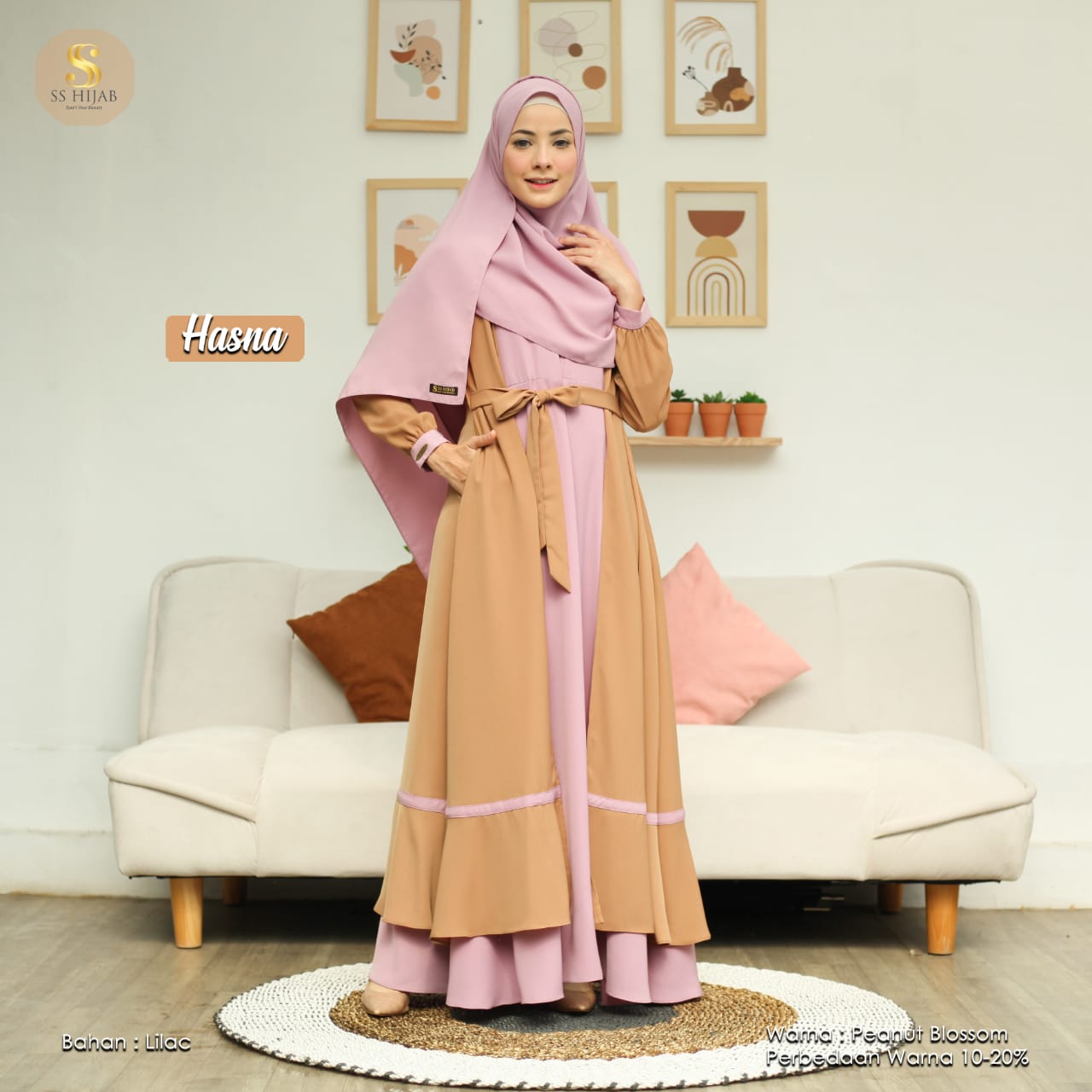 Foto Produk HASNA SET PASHMINA - SSHijab